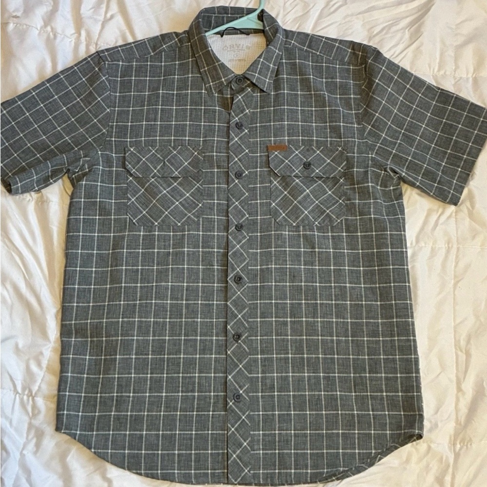 Orvis SS Mens Button Up Shirt Medium